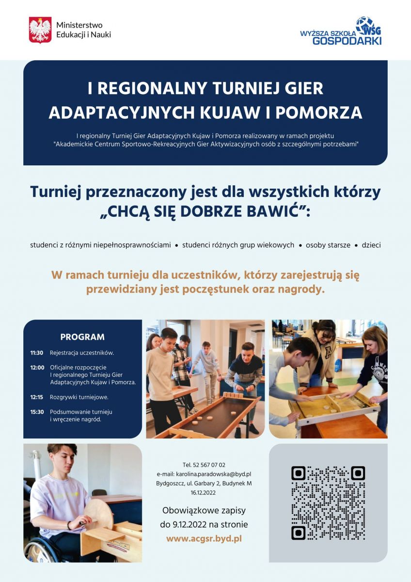 I regionalny Turniej Gier Adaptacyjnych
