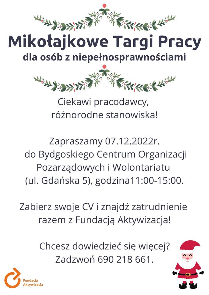 Mikołajkowe Targi Pracy