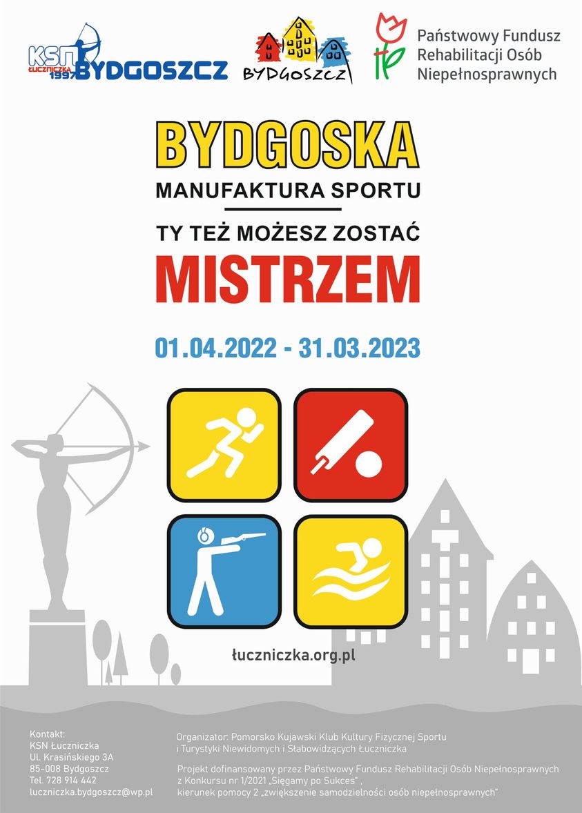 Projekt skierowany do osób niewidomych Projekt Bydgoska Manufaktura dla osób niewidomych